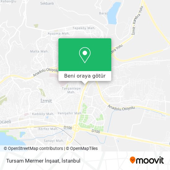 Tursam Mermer İnşaat harita