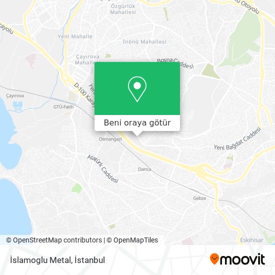 İslamoglu Metal harita