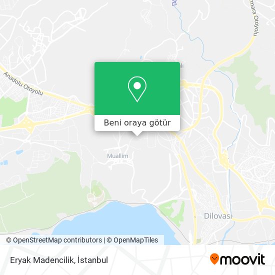 Eryak Madencilik harita