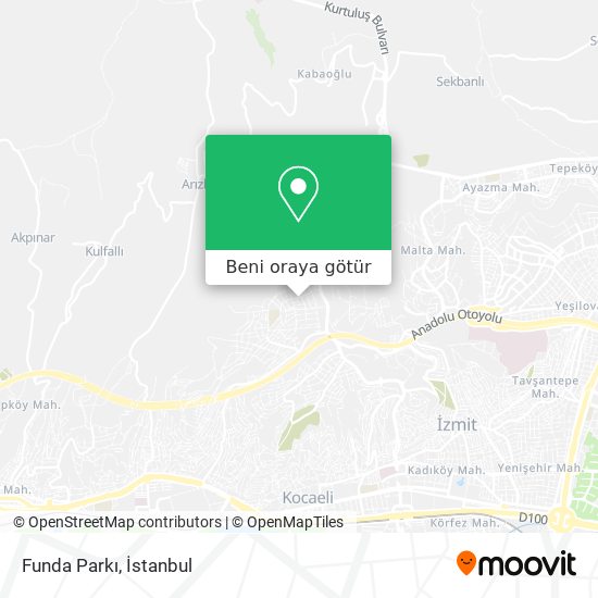 Funda Parkı harita