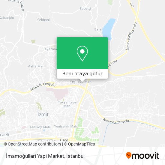 İmamoğullari Yapi Market harita
