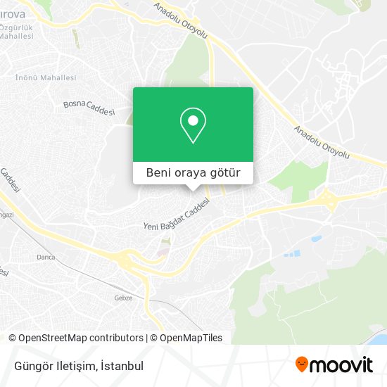 Güngör Iletişim harita
