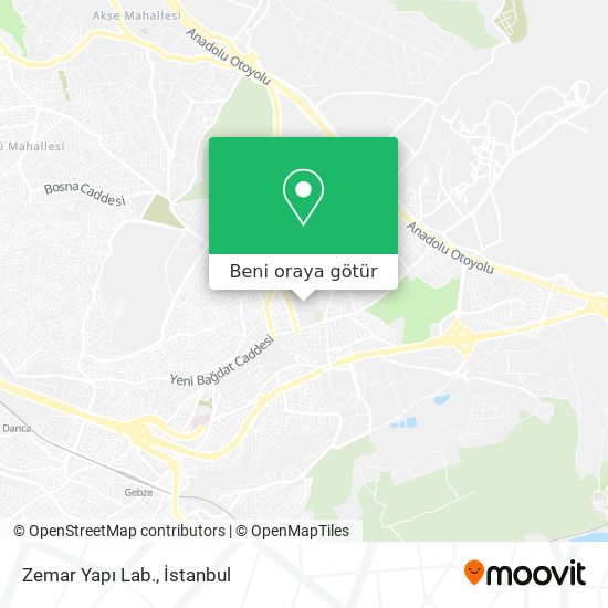 Zemar Yapı Lab. harita
