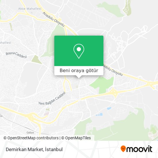 Demirkan Market harita