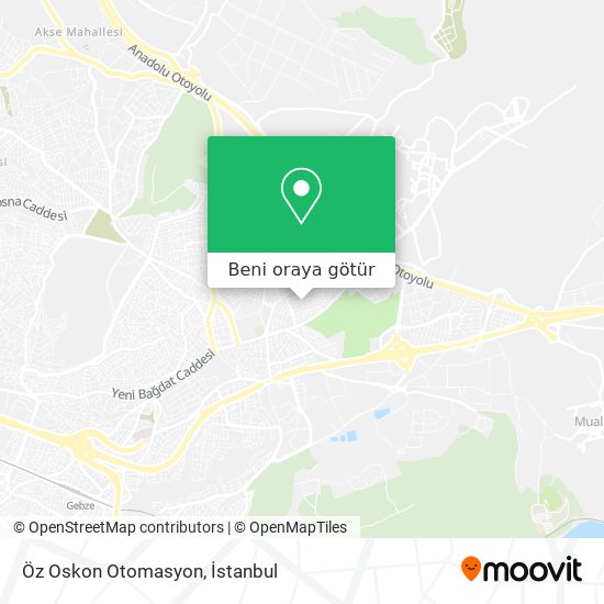 Öz Oskon Otomasyon harita