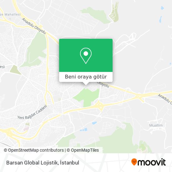 Barsan Global Lojistik harita