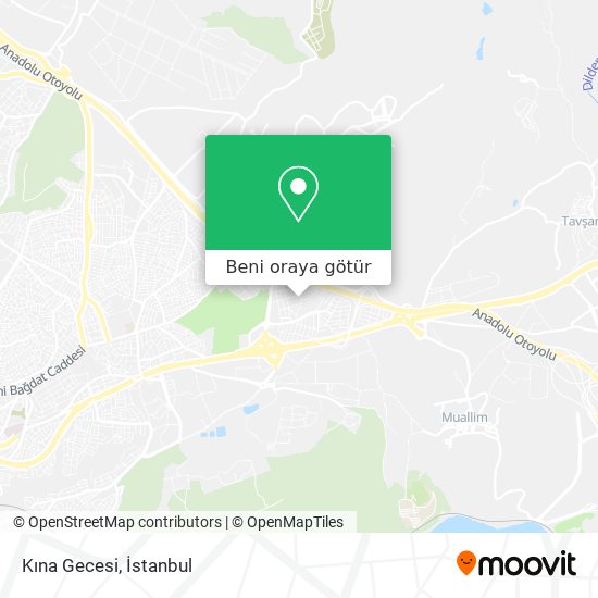 Kına Gecesi harita
