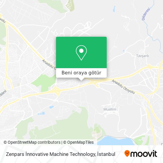 Zenpars İnnovative Machine Technology harita