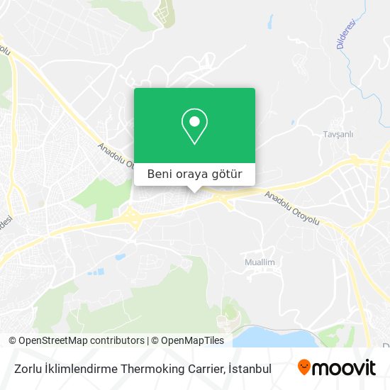 Zorlu İklimlendirme Thermoking Carrier harita
