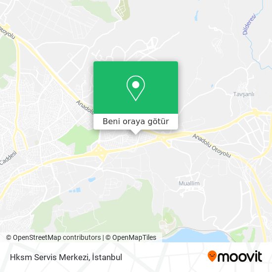 Hksm Servis Merkezi harita