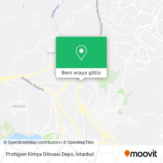 Prohijyen Kimya Dilovasi Depo harita