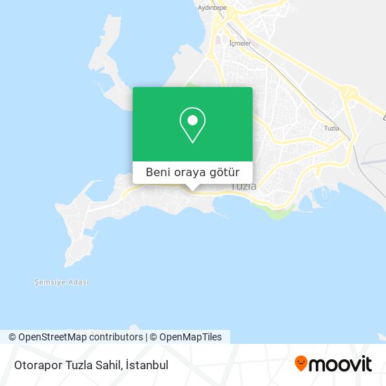 Otorapor Tuzla Sahil harita