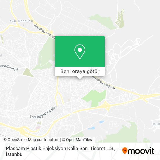 Plascam Plastik Enjeksiyon Kalip San. Ticaret L.S. harita