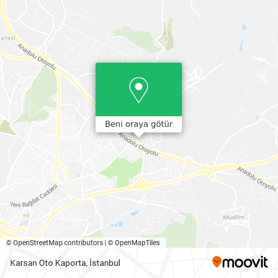 Karsan Oto Kaporta harita