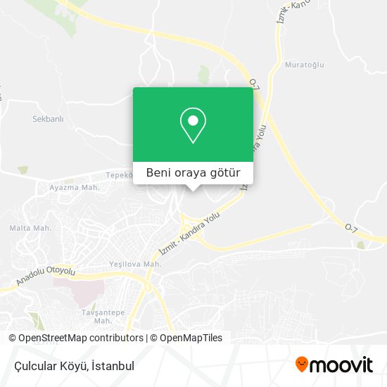 Çulcular Köyü harita