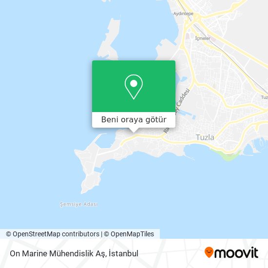 On Marine Mühendislik Aş harita