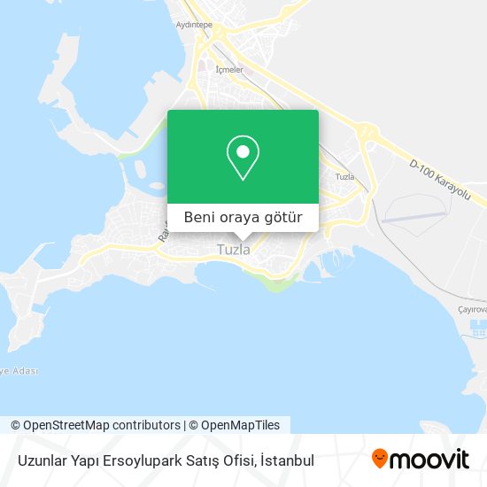Uzunlar Yapı Ersoylupark Satış Ofisi harita