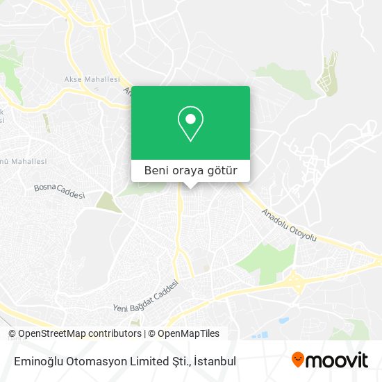 Eminoğlu Otomasyon Limited Şti. harita