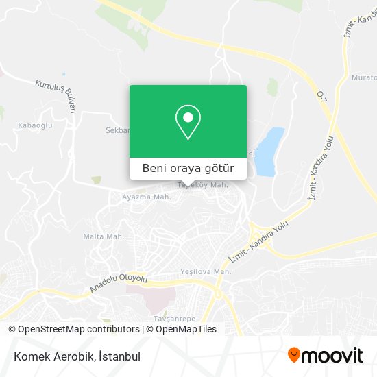 Komek Aerobik harita