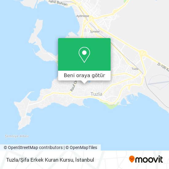 Tuzla/Şifa Erkek Kuran Kursu harita