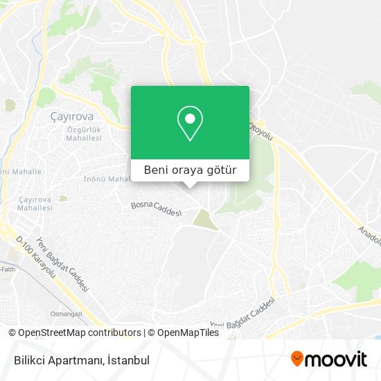 Bilikci Apartmanı harita