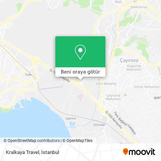 Kralkaya Travel harita