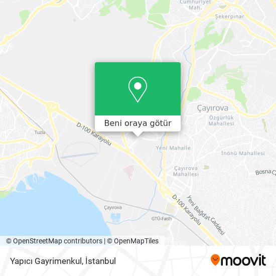 Yapıcı Gayrimenkul harita