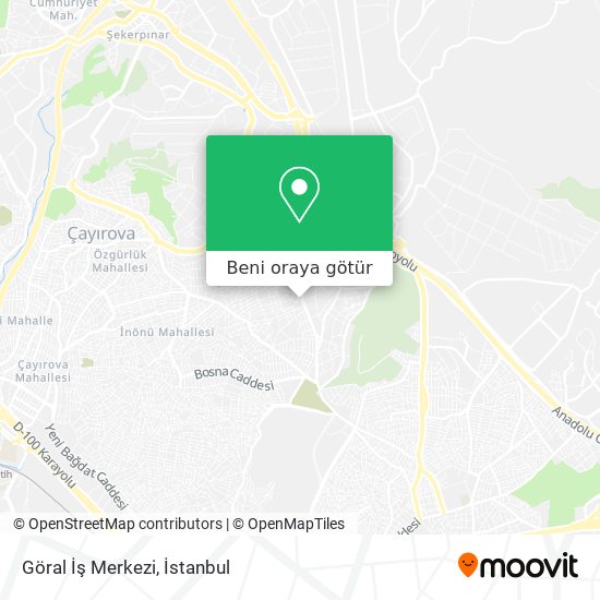 Göral İş Merkezi harita