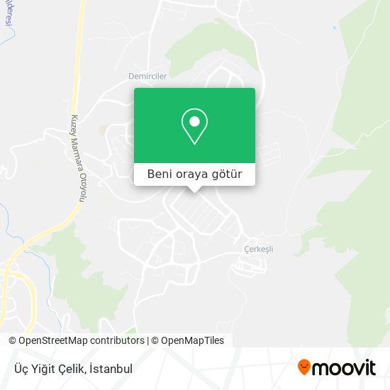 Üç Yiğit Çelik harita