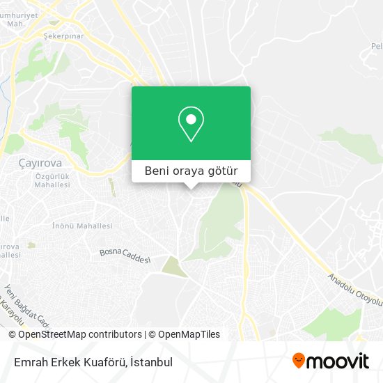 Emrah Erkek Kuaförü harita