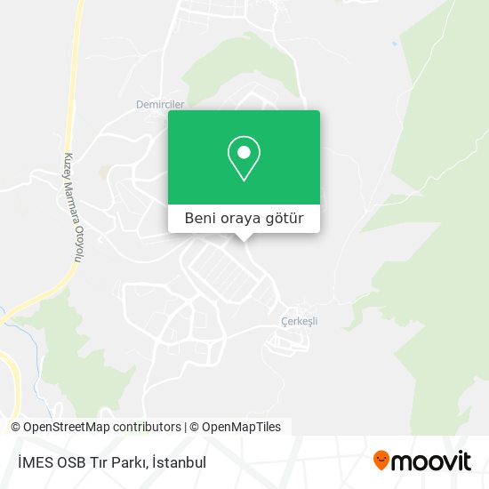 İMES OSB Tır Parkı harita