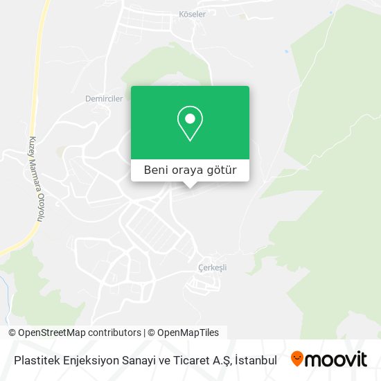 Plastitek Enjeksiyon Sanayi ve Ticaret A.Ş harita