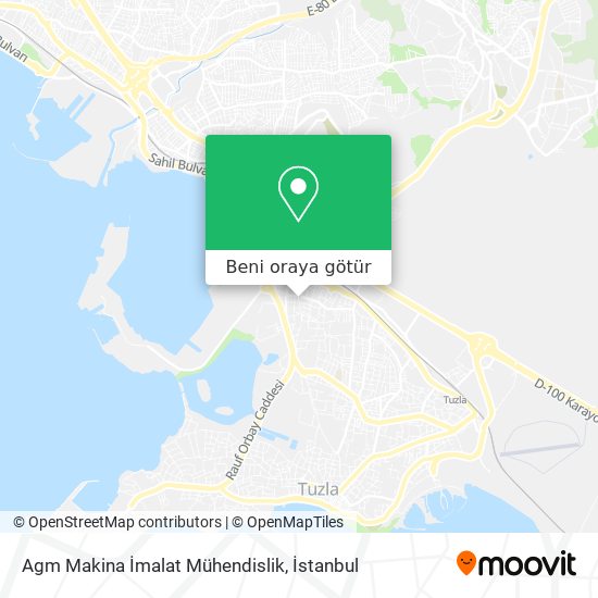 Agm Makina İmalat Mühendislik harita