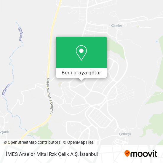 İMES Arselor Mital Rzk Çelik A.Ş harita