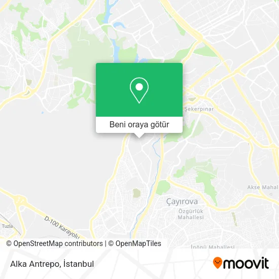 Alka Antrepo harita