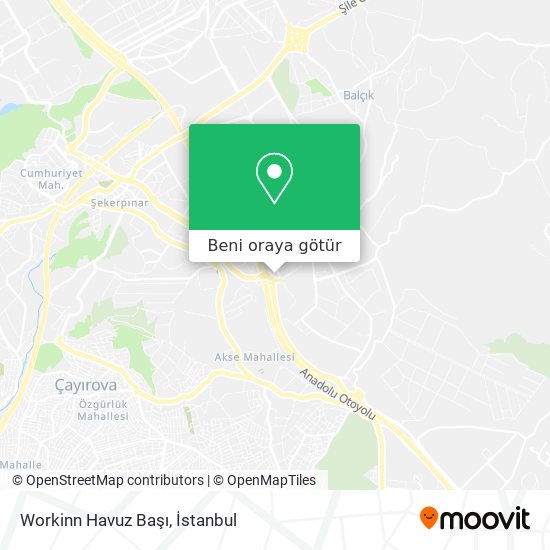 Workinn Havuz Başı harita
