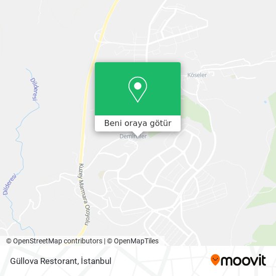 Güllova Restorant harita
