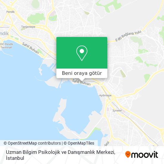 Uzman Bilgim Psikolojik ve Danışmanlık Merkezi harita