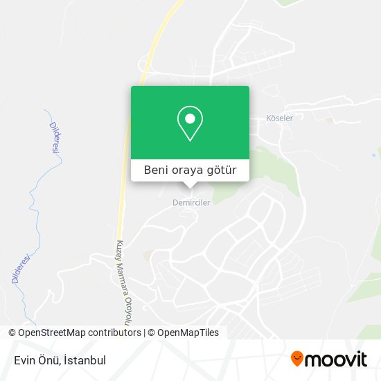 Evin Önü harita