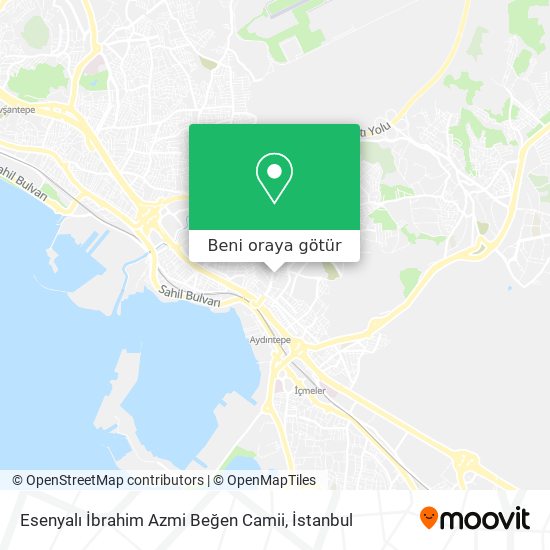 Esenyalı İbrahim Azmi Beğen Camii harita