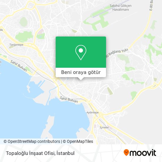 Topaloğlu İnşaat Ofisi harita