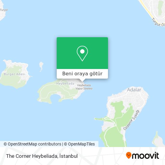 The Corner Heybeliada harita