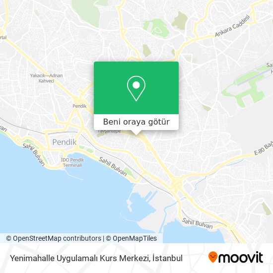 Yenimahalle Uygulamalı Kurs Merkezi harita