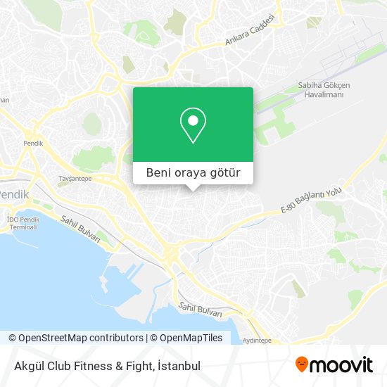 Akgül Club Fitness & Fight harita