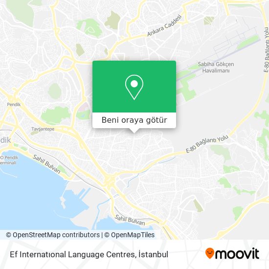 Ef Internatıonal Language Centres harita