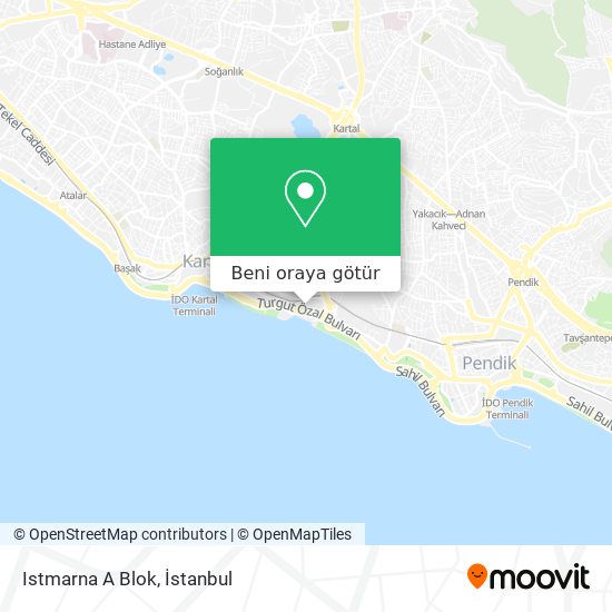 Istmarna A Blok harita