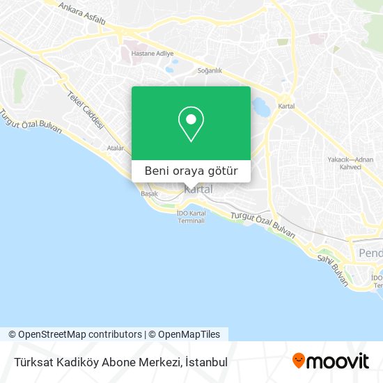 Türksat Kadiköy Abone Merkezi harita