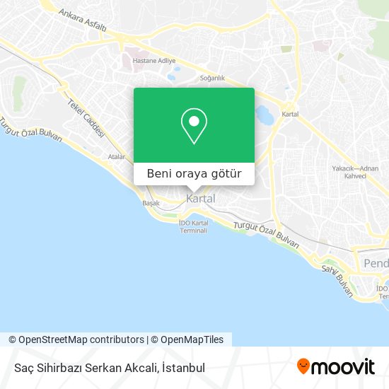 Saç Sihirbazı Serkan Akcali harita