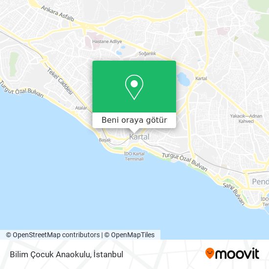 Bilim Çocuk Anaokulu harita
