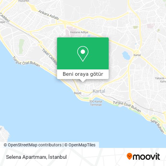 Selena Apartmanı harita